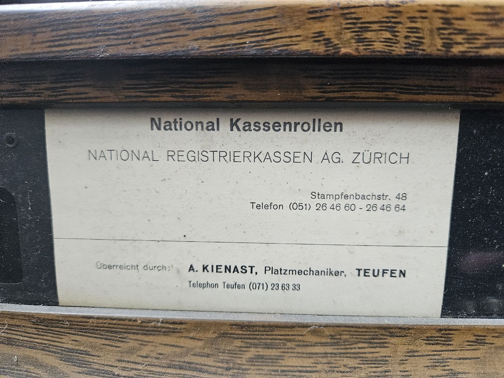 Registratore di cassa: Registierkasse museum – Usato da Schwellbrunn venduto da Rosaroterpanter 2