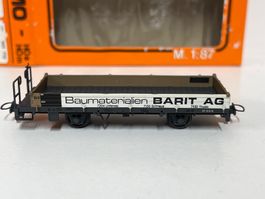 Bemo Niederbordwagen RhB Kk-w 7324 Baumaterialien BARIT AG