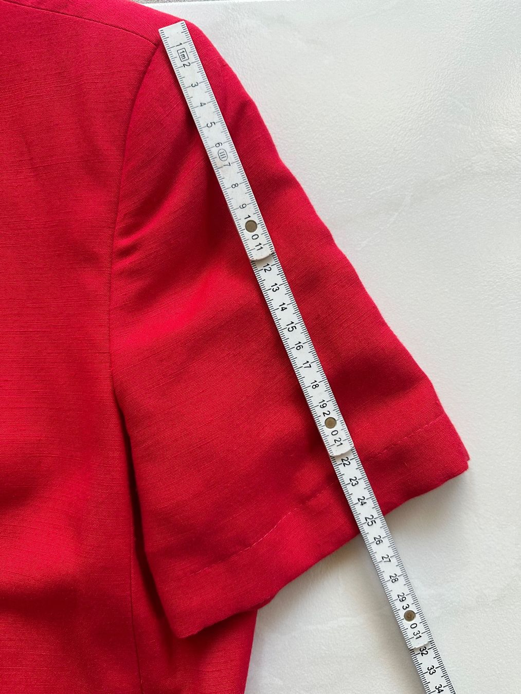 Vestes: Vintage Oversize Blazer Rot Kurzarm – D'occasion à Zürich par ong8 7
