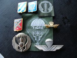 lot d'insignes,  armée Italie, anciens