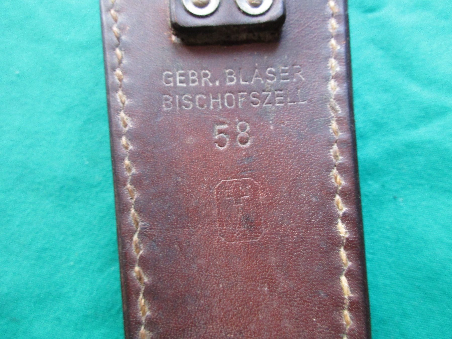 Schweizer Armee Armi bianche: Futteral zu Schiessbecher K31, 1958 – Usato da Bowil venduto da vifi01 4