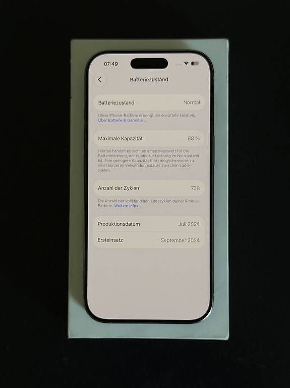 Apple Handys / Smartphones: iPhone 16 Pro Defekt – Gebraucht aus Gümligen von yasko_s1907 2