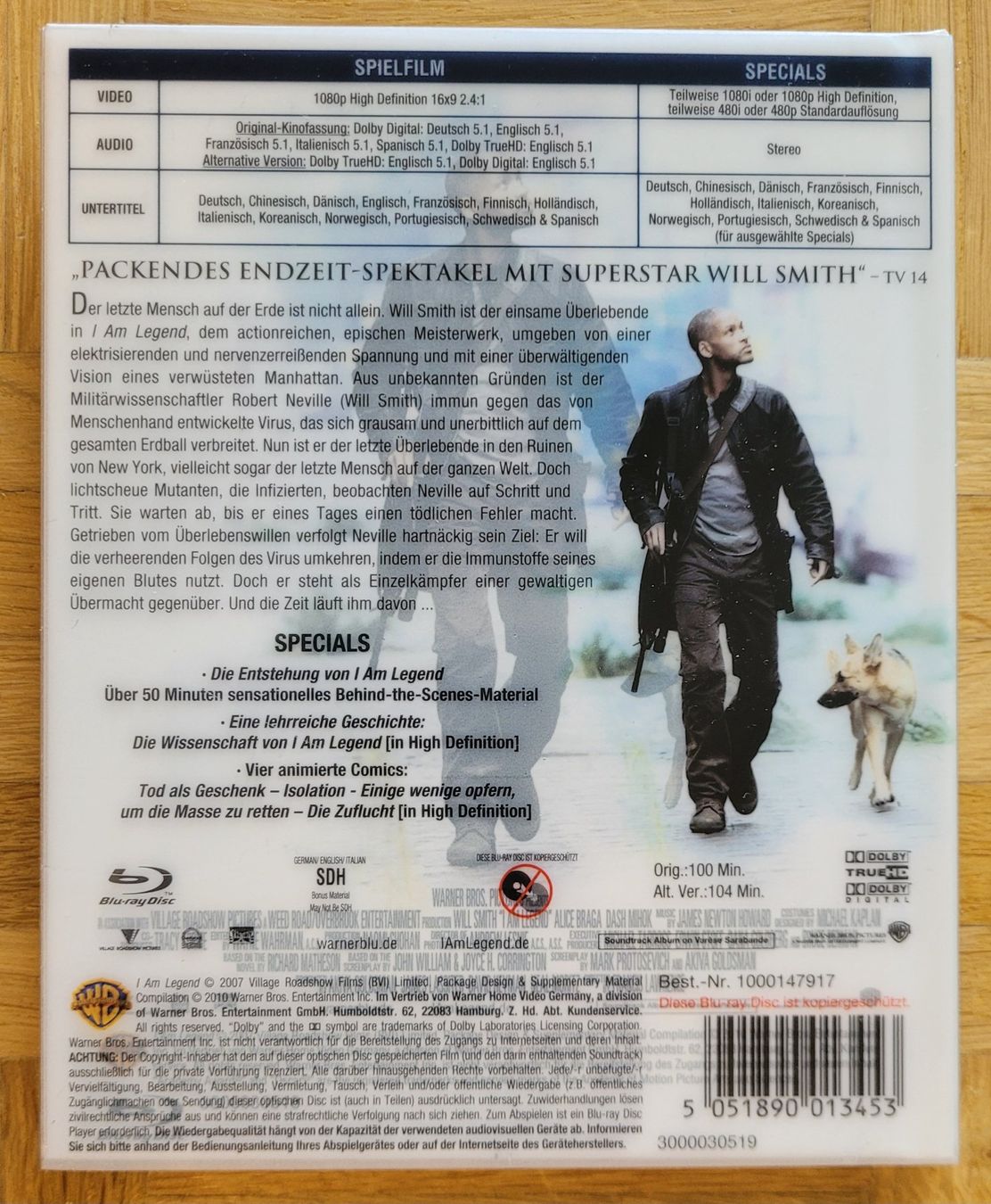 Tutti i DVDs: I AM LEGEND - LIM.PREMIUM COLLECTION BLU-RAY – Usato da Arbon venduto da Wizle 1