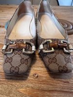 Gucci Ballerinas GG Canvas Vintage Luxus loafer Chanel fendi
