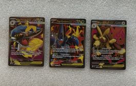 3x Fatale Flammen Mega Skaraborn, Mega Schlapor,Mega Tohaido