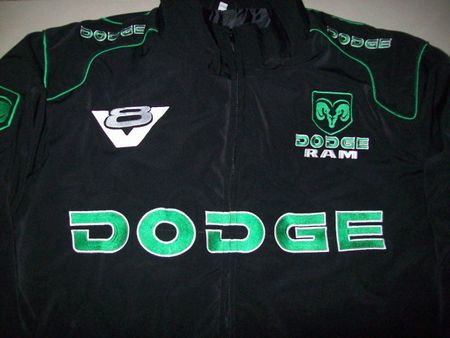 NEU DODGE RAM V8 Fan Jacke schwarz(grün) alle Größen/Modelle