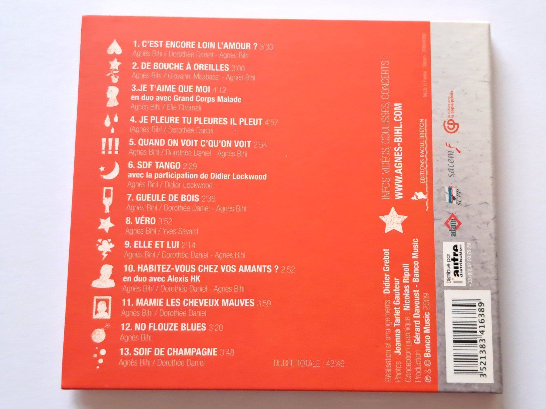 CD: CD Agnès Bihl - Rêve Générale  – Usato da Pully venduto da bro_n52j 1