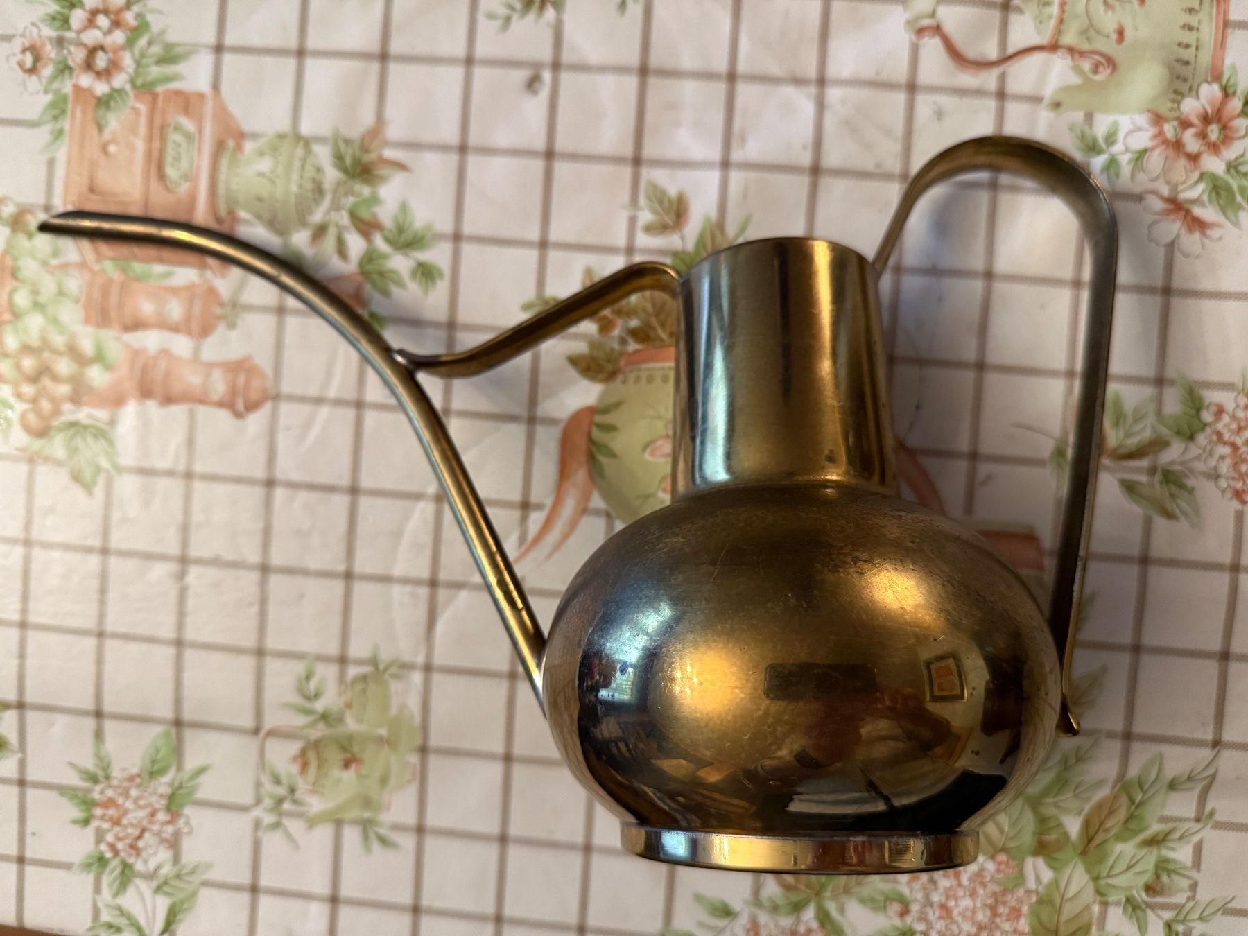 Annaffiatura & Irrigazione: Antike Messing Giesskanne von SIGG, ca. 14cm hoch – Nuovo e nell'imballaggio originale da Thun venduto da dane_pao 1