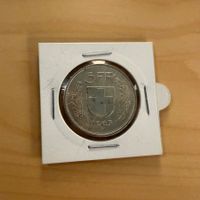 Schweizer Silbermünze 5 Franken 1967
