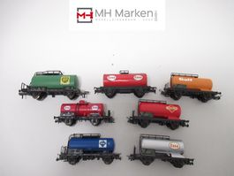 7-teiliges Mineralölkesselwagenset div. Hersteller o.OVP DC