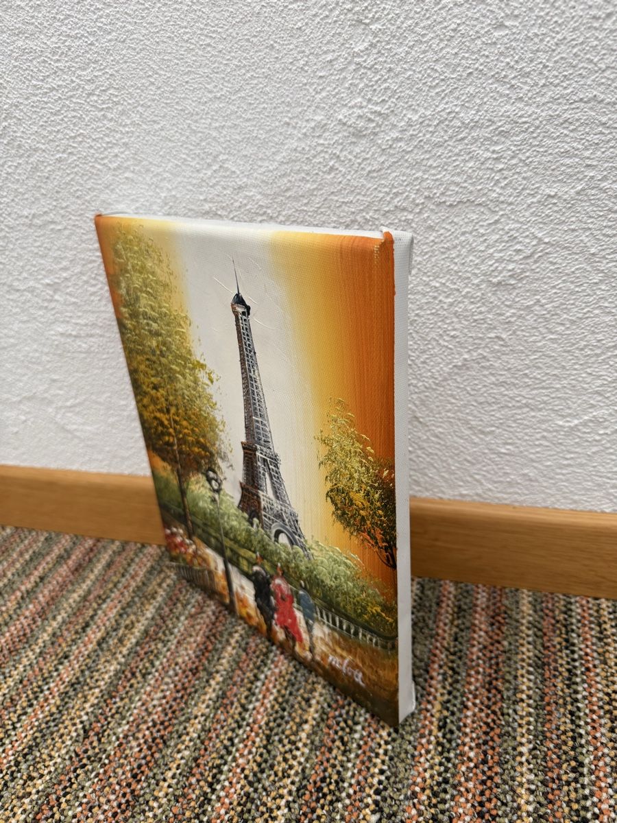 Gemälde: Gemälde Eiffelturm Paris signiert 21x26 cm – Gebraucht aus Forch von m_d_wq2p 2