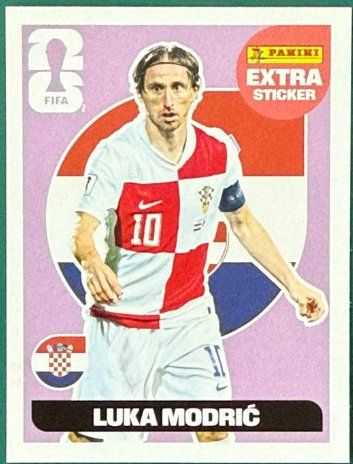 Panini Carte collezionabili: Modric PANINI EXTRA STICKER Violett – Nuovo e nell'imballaggio originale da Männedorf venduto da Gizhmo3