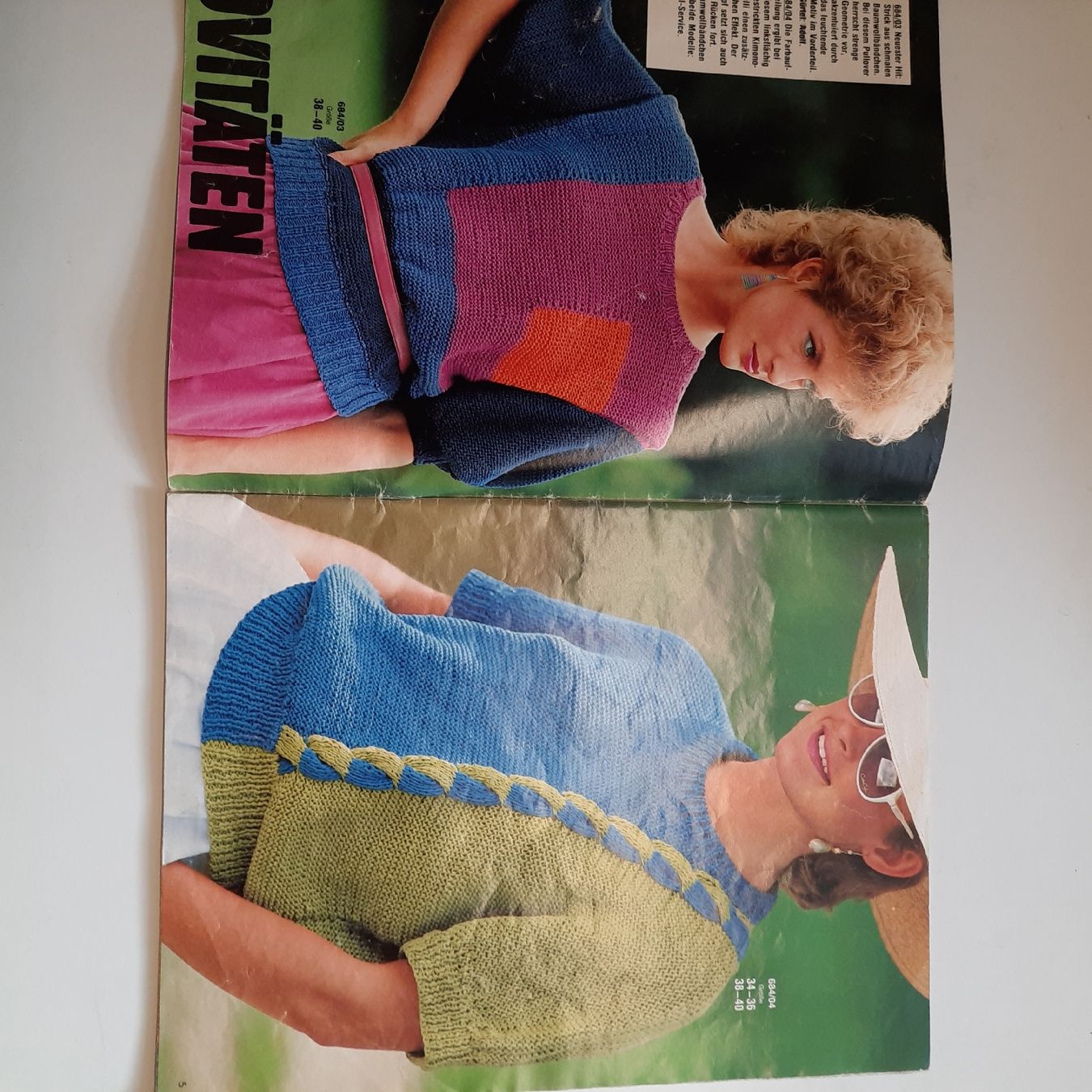 Riviste & Magazine: Strickheft Burda - Super Sommermaschen von 1983 – Usato da Nottwil venduto da mar_jqm7 2
