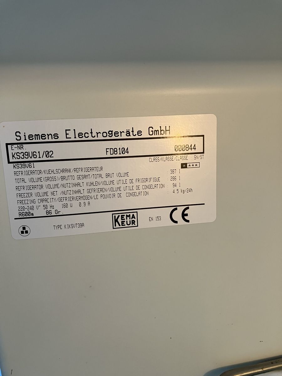 Réfrigérateurs: Siemens Kühlschrank – D'occasion à Berneck par tech01 5
