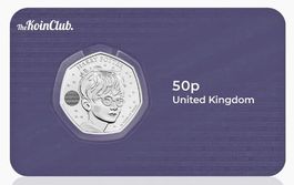 UK - 50 Pence - Harry Potter 2022 UNC Coin Card