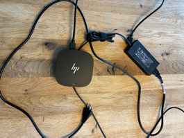 HP Docking Station schwarz gebraucht Zustand