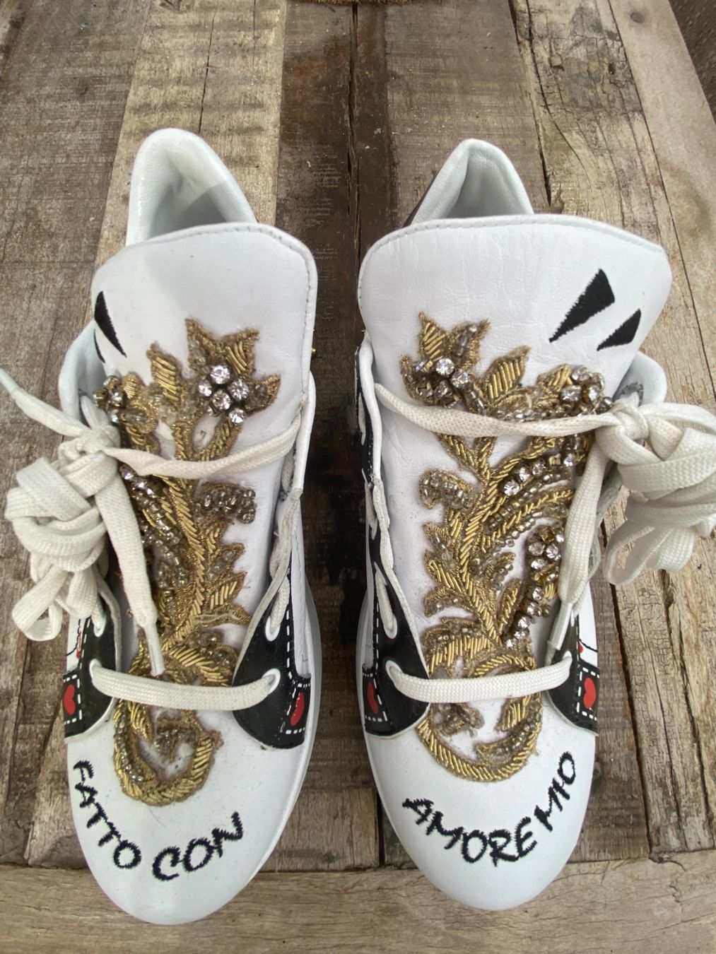 Scarpe da donna: extravagante Sneaker,  Gr. 39 – Usato da Stetten SH venduto da bijoux18 1