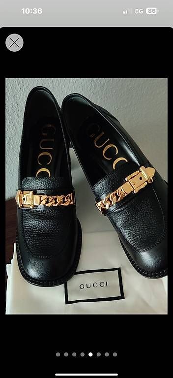 Scarpe da donna: Gucci Sylvie Chain 37 Leder Pumps – Nuovo e nell'imballaggio originale da Schlieren venduto da loli05 4