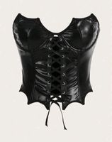Kunstleder Corsage Gr S *neu*
