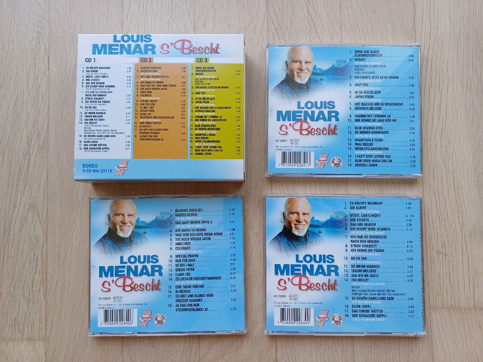 CDs: Louis Menar S' Best, 3 CD's – Neu (gemäss Beschreibung) aus Riedern von martigni_88 1