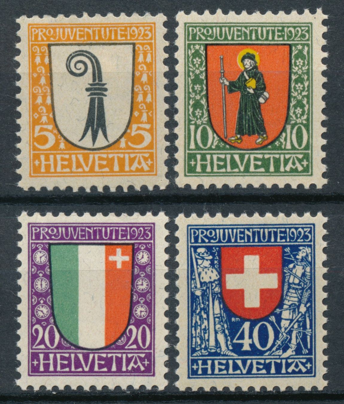Tutti i francobolli: Pro Juventute Serie 1923 ** – Nuovo (secondo la descrizione) da Bonau venduto da Profila3