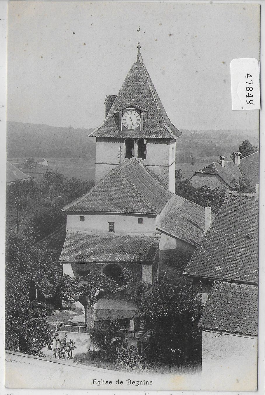 Ansichtskarten: Eglise de Begnins – Gebraucht aus Ettingen von Kartenplanet
