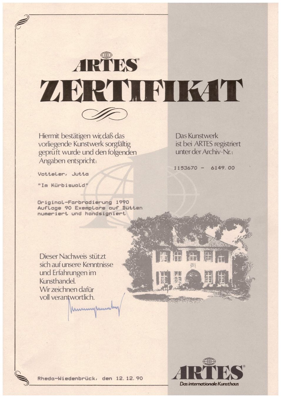 Poster & Bilder: J. Votteler "Im Kürbiswald" – Gebraucht aus Ennetmoos von aqu_n78t 1