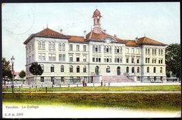 YVERDON,  Le  Collègè  1905
