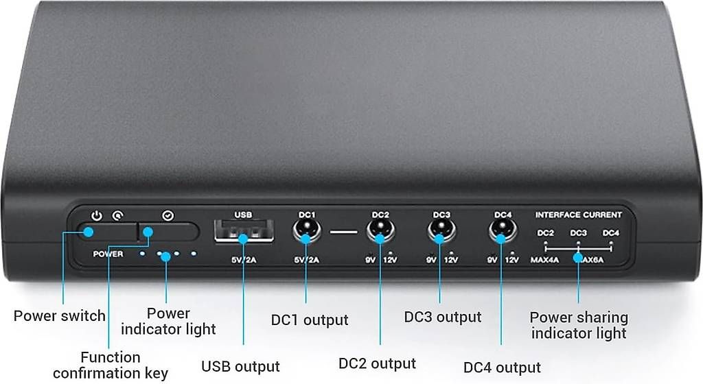 Caricatori & Batterie: Mini-USV-Batterie-Backup, 25600 MAh – Nuovo (secondo la descrizione) da Kreuzlingen venduto da Best-Deal-Oase 7
