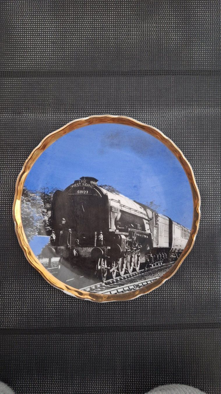 Teller: Eisenbahn Deko Teller – Gebraucht aus Weisslingen von igszehn