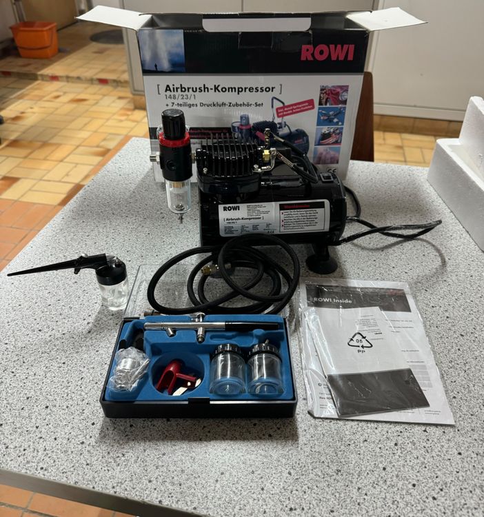Airbrush Kompressor Rowi (Neu (gemäss Beschreibung)) in Rüfenacht BE ...