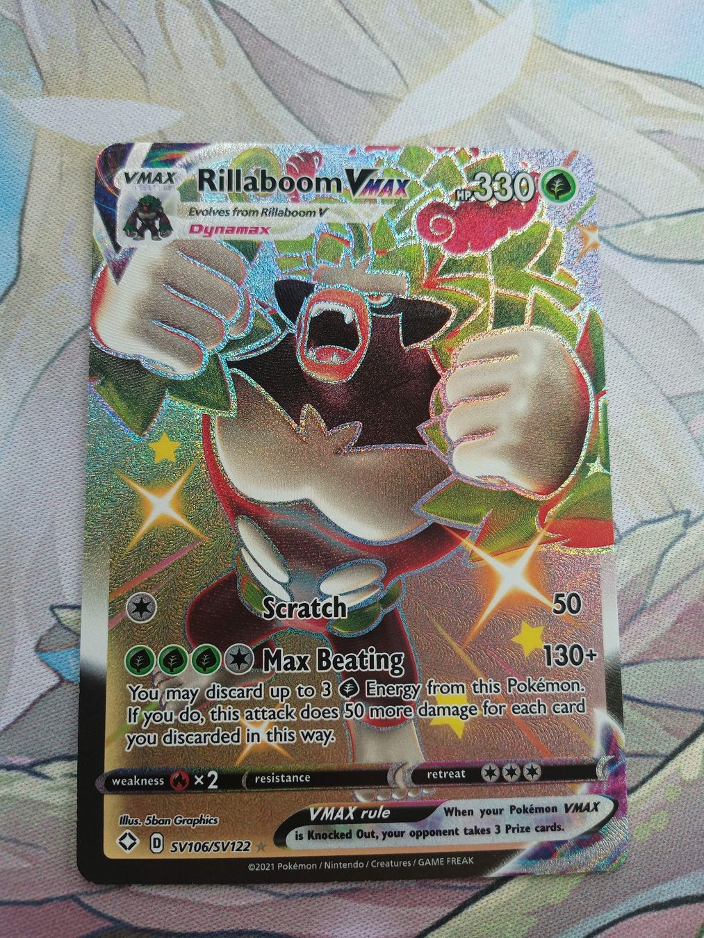 Cartoline: Shiny Rillaboom VMax – Usato da Altstätten SG venduto da GGsGameshop 1
