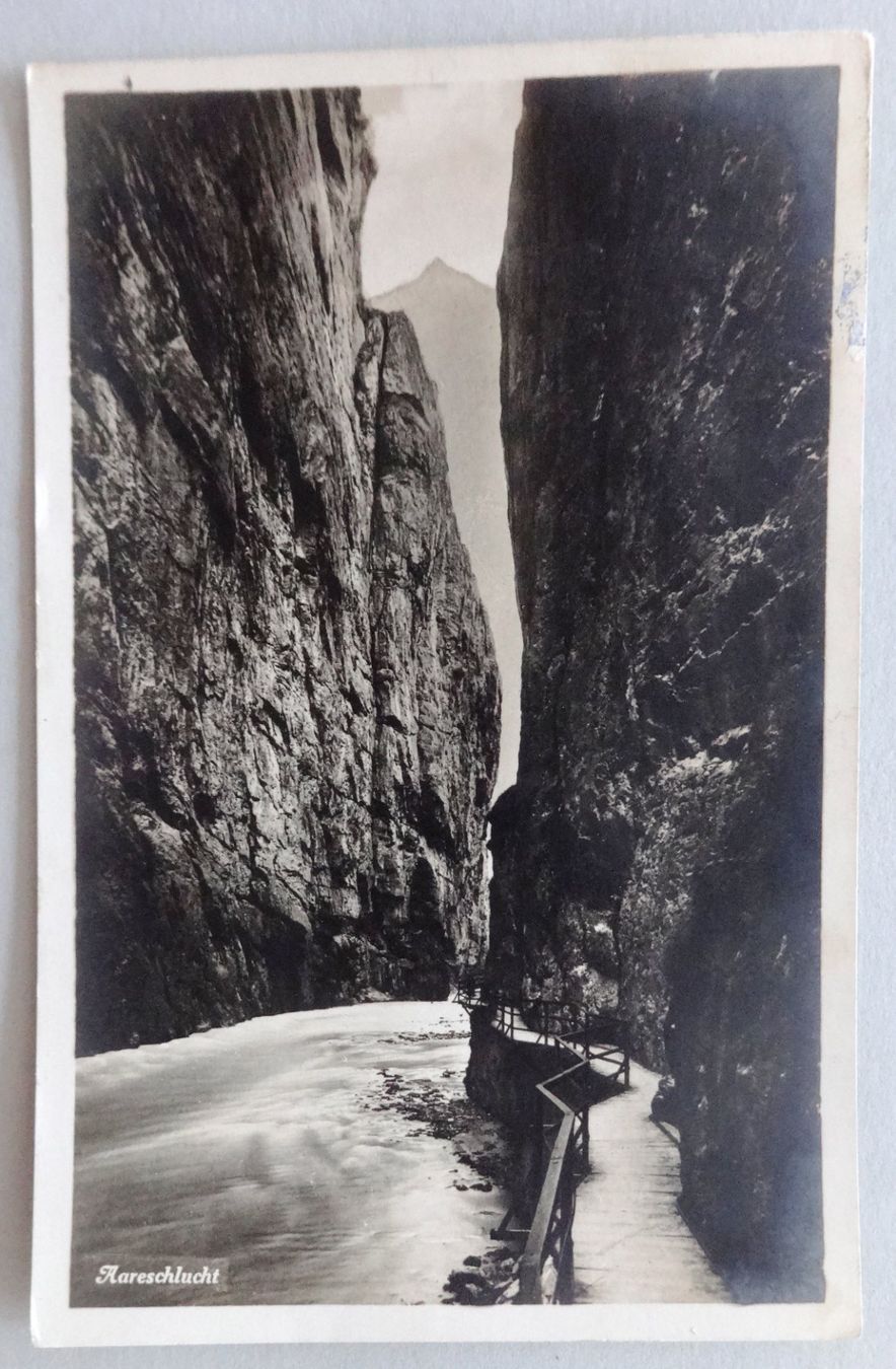 Cartoline postali: Aareschlucht – Difettoso da Fétigny venduto da Billy2miny