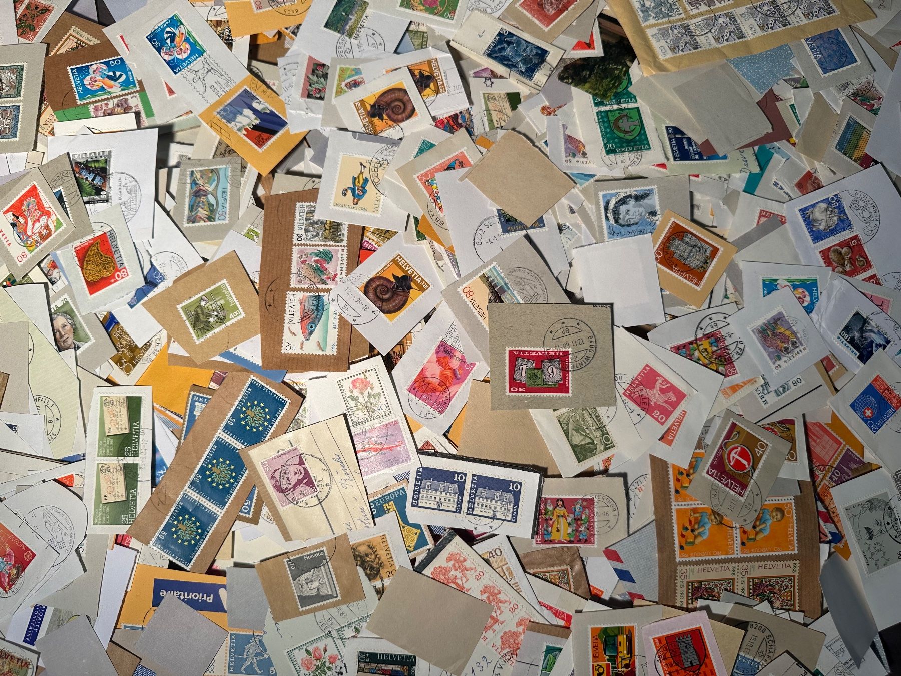 Tutti i francobolli: Briefmarken zum Ablösen Schweiz – Usato da Stettfurt venduto da 2442