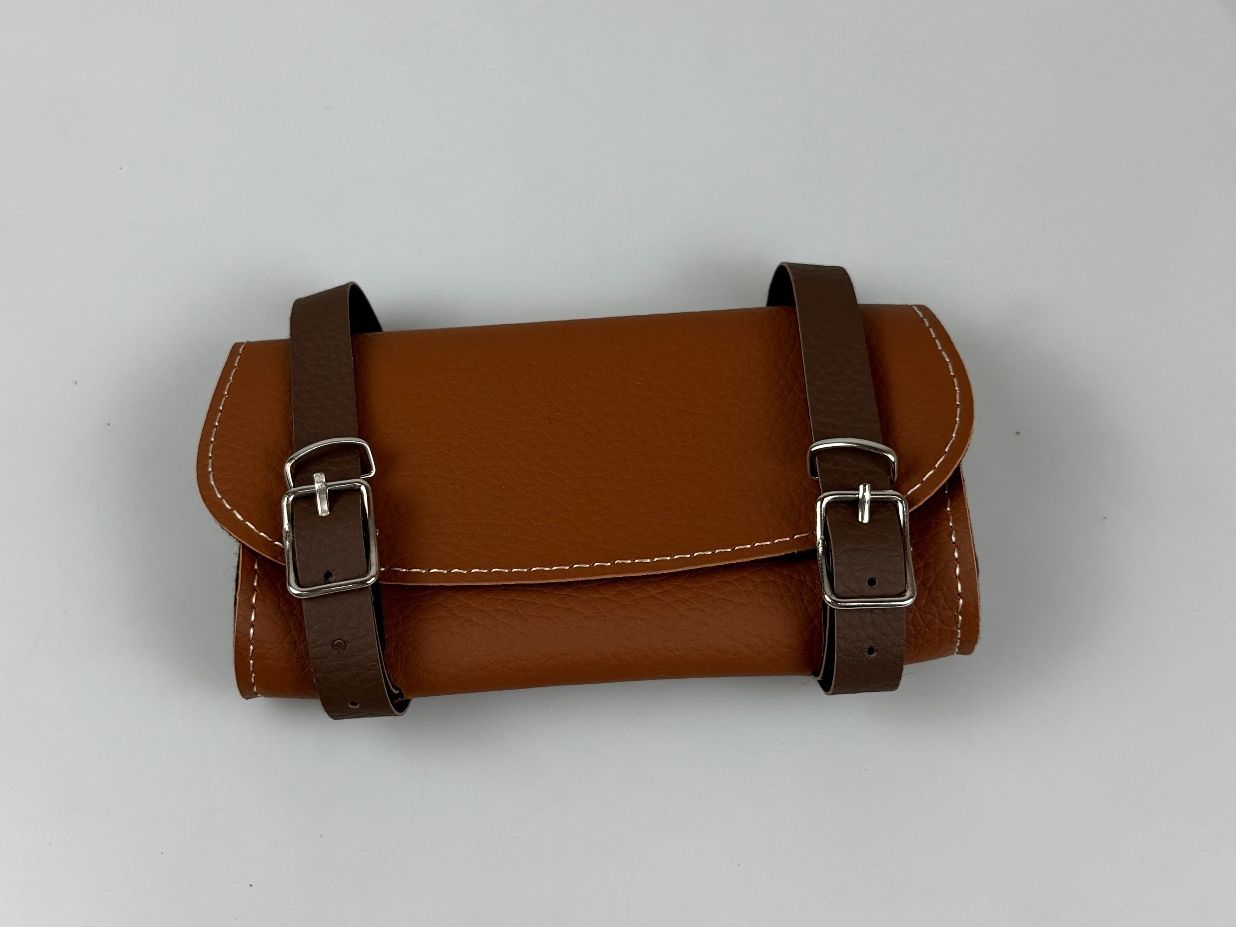 Puch Ciclomotori: Satteltasche braun Mofa/Velo neu – Nuovo e nell'imballaggio originale da Hallau venduto da mofaplus