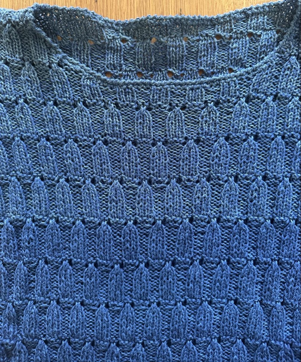 Maglioni & Felpe: Handgestrickter Kurzarm-Pully Gr 36/38 – Nuovo (secondo la descrizione) da Bolken venduto da Spinnwebereien 3