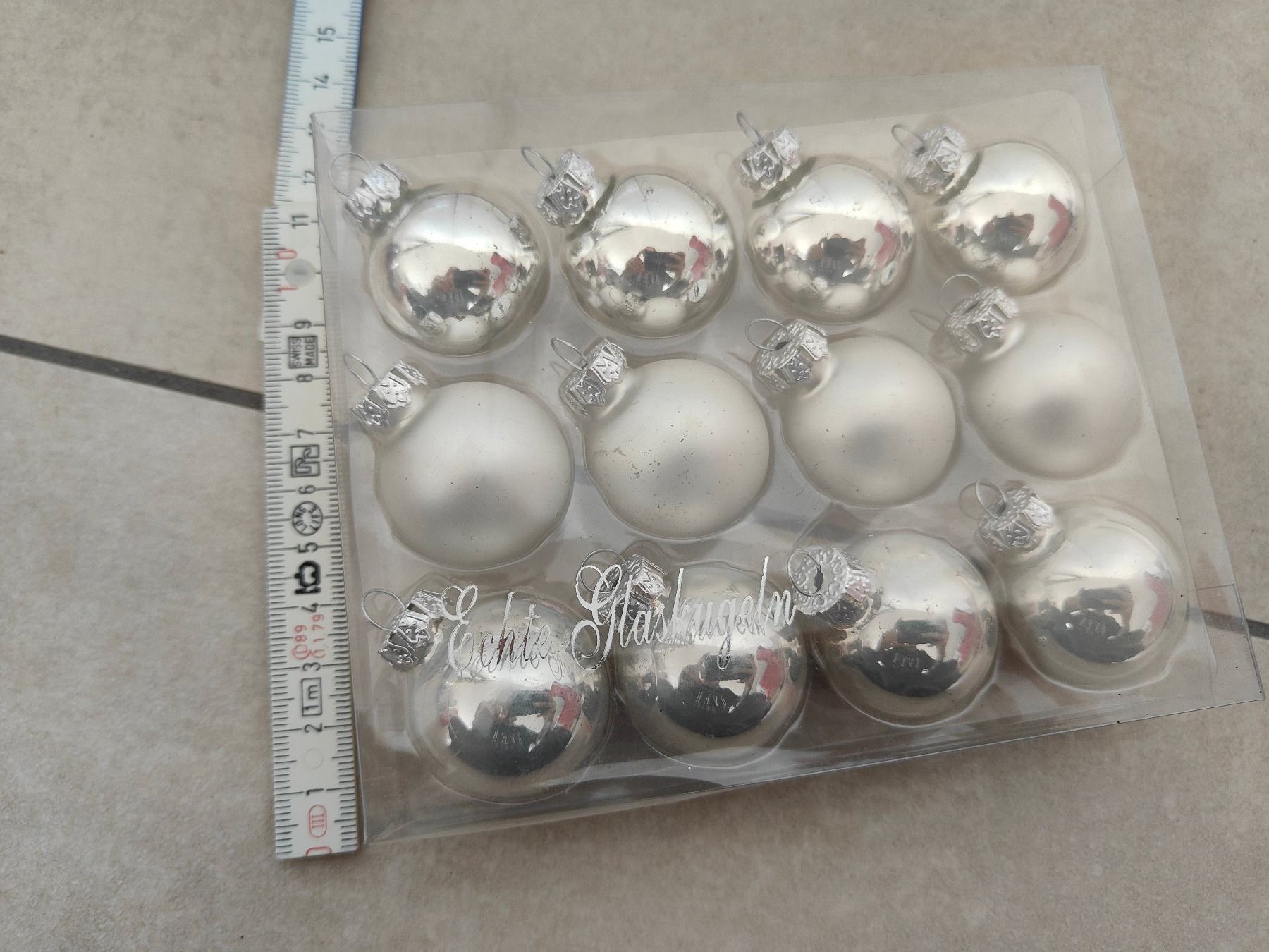 Alle Dekorationen: Mini Weihnachtskugeln / Glaskugeln – Neu und originalverpackt aus Rickenbach b. Wil von Beautiful.Things 4