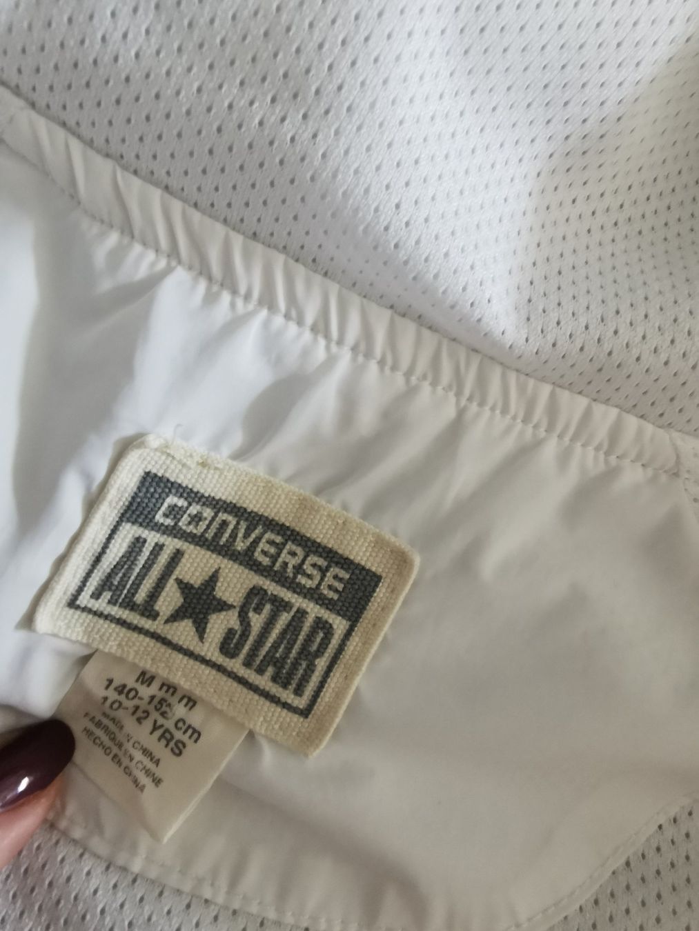 Giacche & Cappotti: Converse Regenjacke Mädchen Gr. 140 - 152 weiss – Usato da Gunzgen venduto da 0Aurin0 1