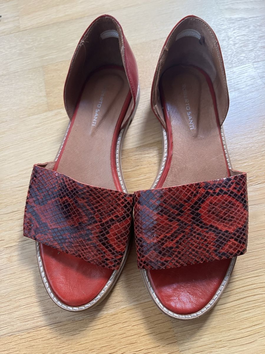 Roberto Santi Chaussures femmes: Roberto Santi red sandals, size 38 – Neuf (Voir description) à Urdorf par fre_8xmr