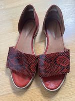 Roberto Santi red sandals, size 38