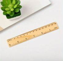 Lineal Holzlineal 15 cm Messlineal Zeichnen Büro Schu
