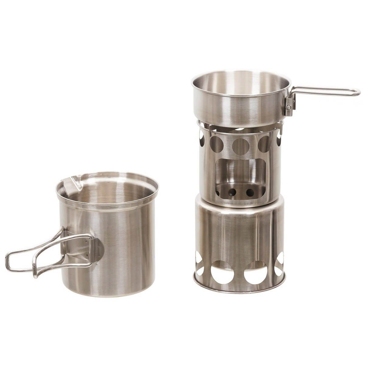 Pentole: Kochset, "Travel", Edelstahl – Nuovo e nell'imballaggio originale da Windisch venduto da shop-easy
