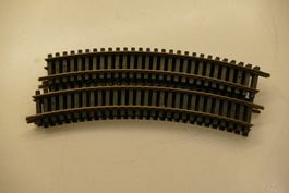 Fleischmann H0: 7xgebogenes Gleis 1703