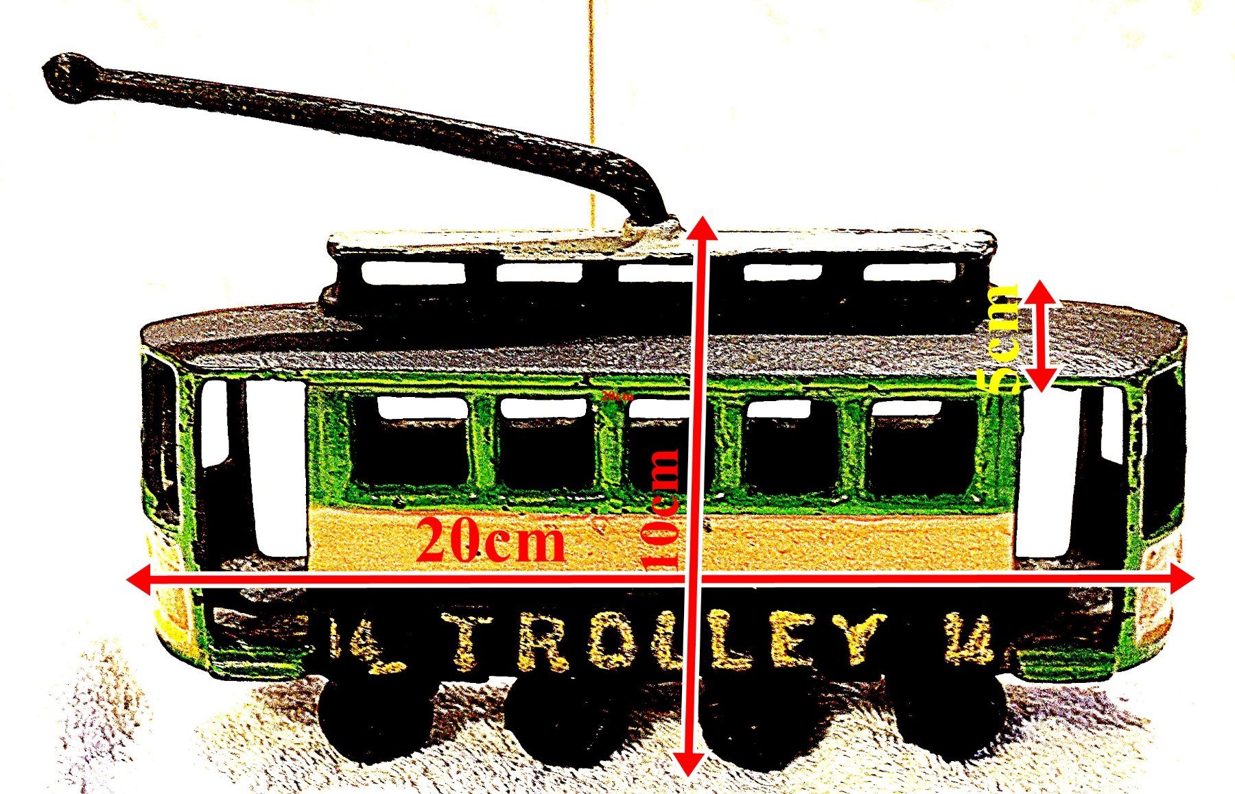 Kit di modellismo & Modellini statici: Tram Trolley Gusseisen alt – Usato da Baar venduto da 2cvbaar 2