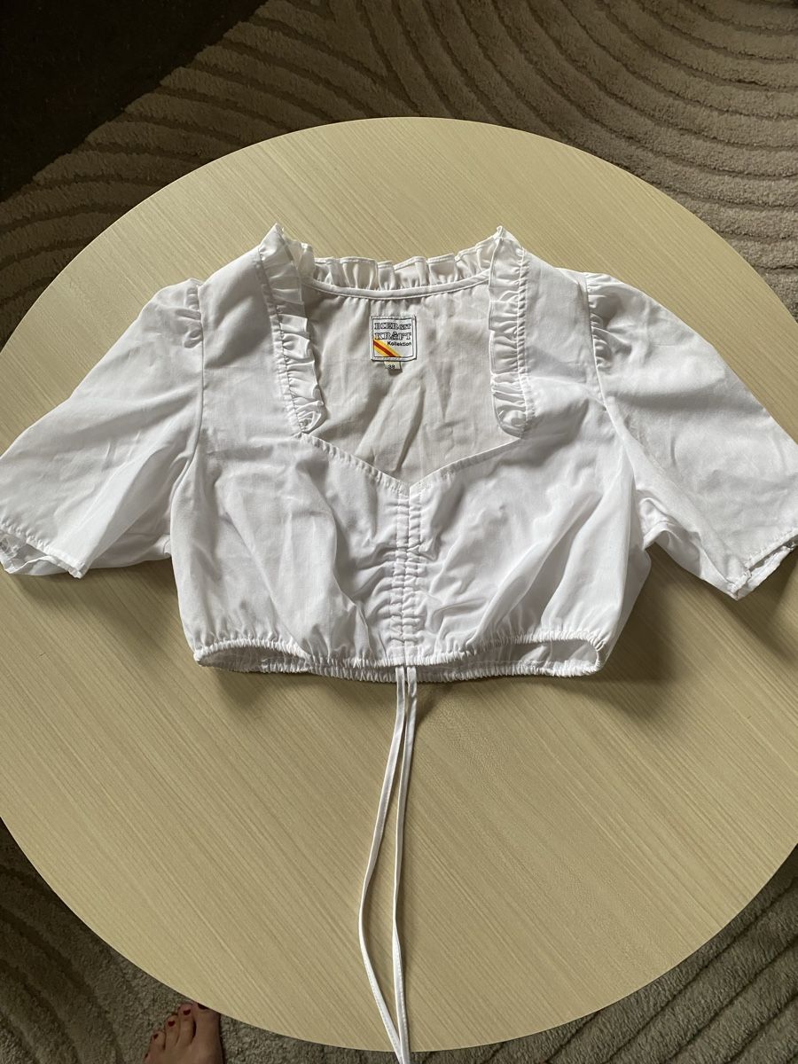 Camicette: Oktoberfest Bluse Gr. 38 Weiss – Usato da Elgg venduto da aca_gg8x