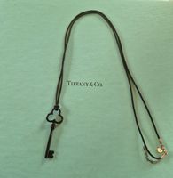 🖤 Tiffany & Co. Trefoil Schlüssel Halskette 🖤