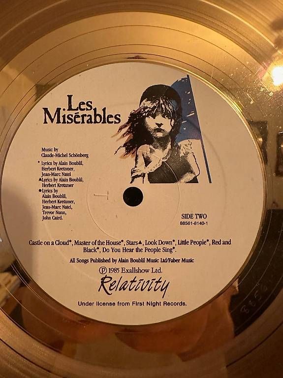 Dischi in vinile: Les Misérables Gold Record – Usato da Belp venduto da Kulturmanager 1