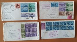 4 Brief USA 1947-52, in die  Schweiz