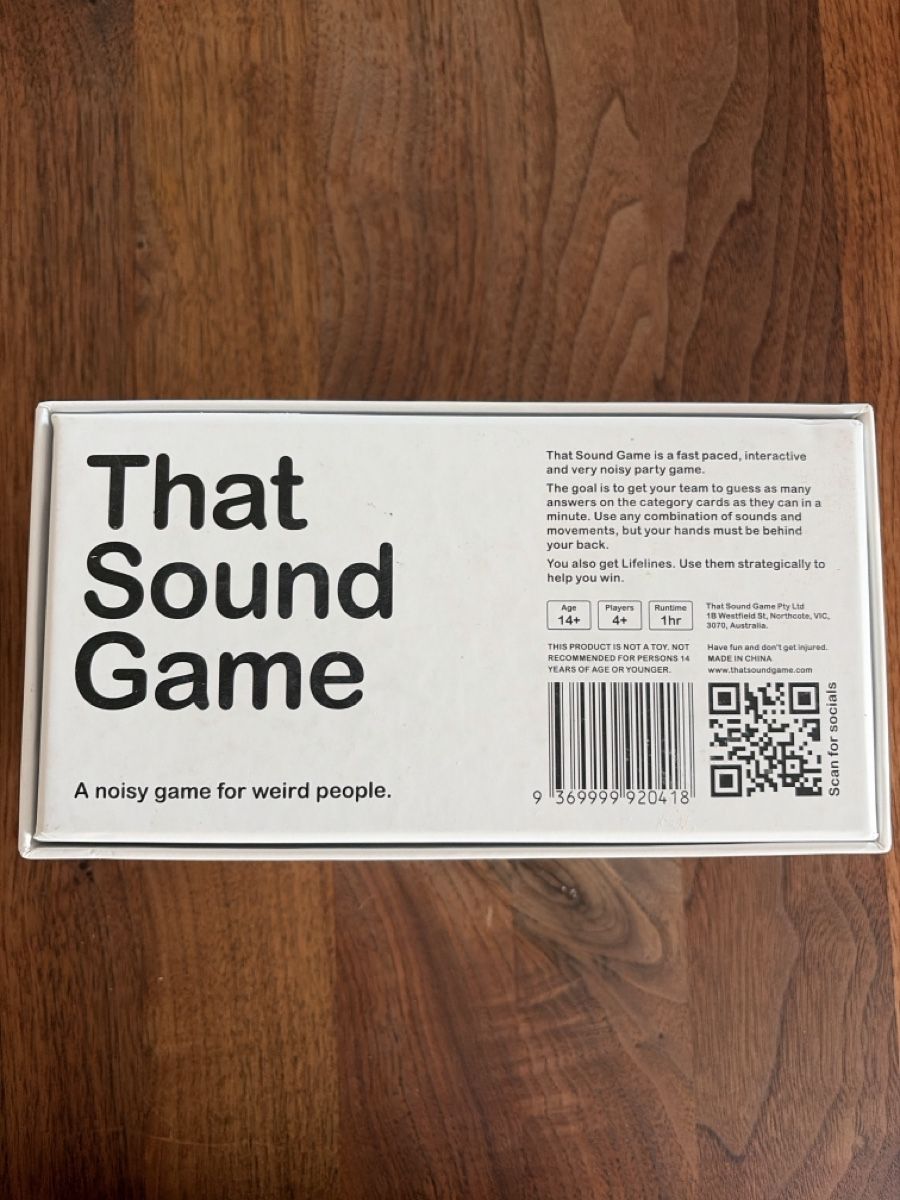 Spiele: That Sound Game Gesellschaftsspiel – Gebraucht aus Au ZH von eac_gm25 1