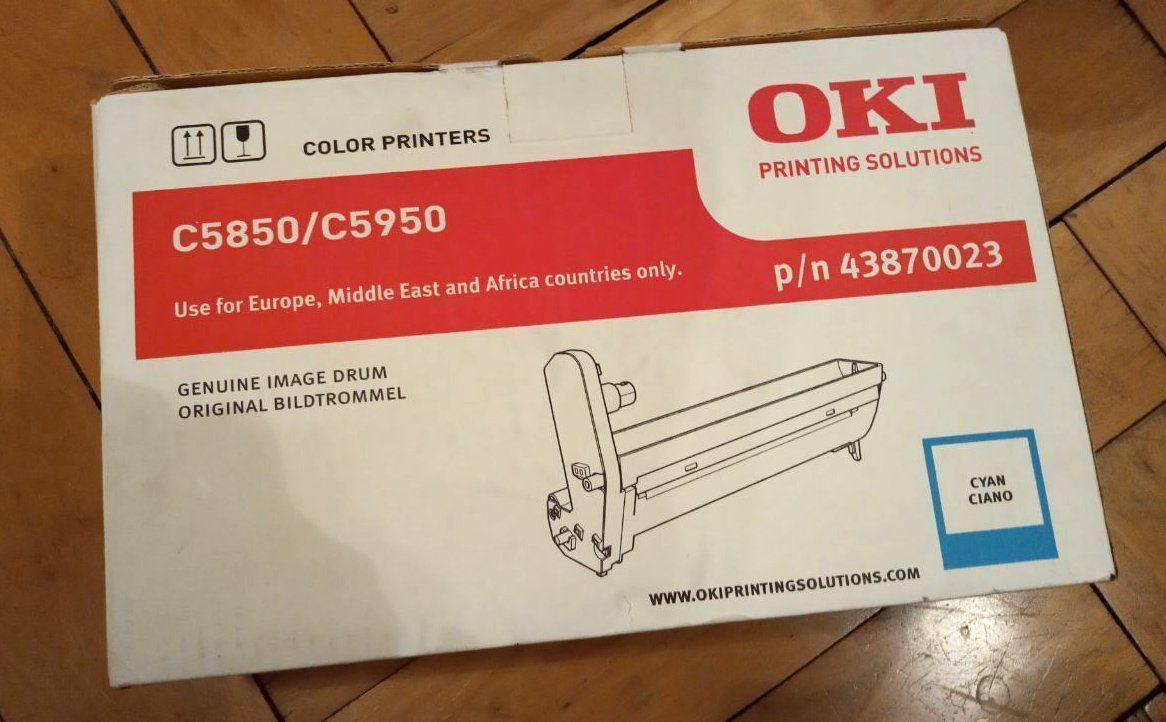 Oki Druckerpatronen & Toner: OKI Bildtrommel Drum C5850/C5950 Cyan Drucker Toner – Neu und originalverpackt aus st.gallen von Strubili 1
